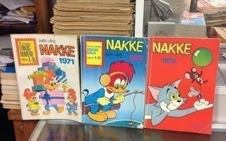 NAKKE NAKUTTAJA erikoisnumerot 1971 1972 1973 (3 albumia)