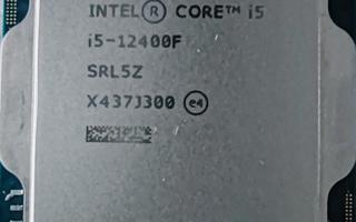 Intel i5-12400F prosessori