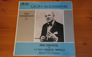 Leon Goossens:Oboe Concertos-Bach-Cimarosa-Marcello LP.Mono.