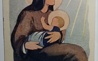 Reino Lahdelma: Neitsyt Maria ja Jeesus-lapsi, kulk.