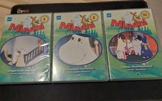 7kpl Muumi DVD *ALKUPERÄISET ÄÄNET*