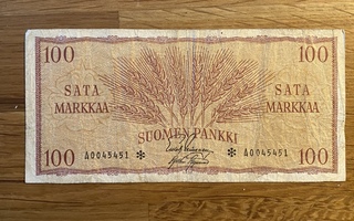 100 mk 1957 tähti