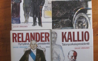 Virkkunen, Sakari: Suomen presidentit -sarjaa 4 kpl