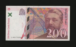 Ranska 200 Francs 1997 P159b, VF