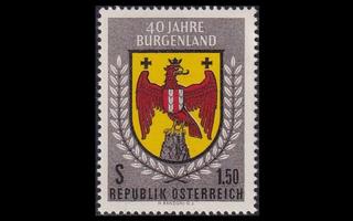 Itävalta 1098 ** Burgenland 40v vaakuna (1961)