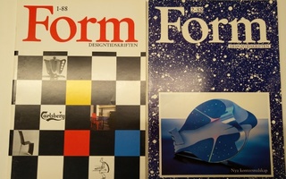 FORM 1988 vuosikerta 8 lehteä