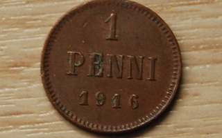 1 penni Nikolai II  1916
