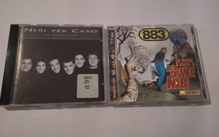 ITALOMUSIIKKI 2 CD:TÄ * 883 JA NERI PER CASO  LE RAGAZZE