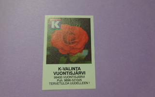 TT-etiketti K K-Valinta Vuontisjärvi