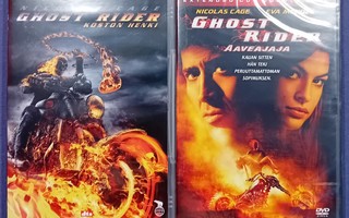 (SL) 3 DVD) Ghost Rider - Aaveajaja 1 (2007) & 2 (2011)
