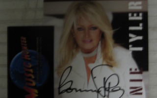 BONNIE TYLER PROMOKORTTI NIMMARILLA