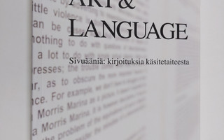 Art & language : sivuääniä: kirjoituksia käsitetaiteesta