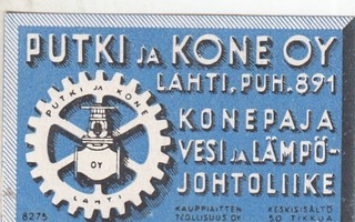 Lahti, Putki ja Kone Oy  b81