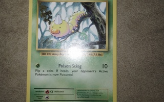 Weedle #5 Pokemon Evolutions card