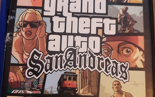 PS2 GTA San Andreas + kotelo ja ohjeet