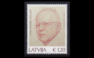 Latvia 1173 ** Kemisti J?nis Stradi?š (2022)