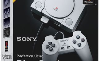 Sony Playstation Classic pelikonsoli (CIB) (Käyt