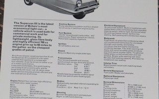1973 Reliant Supervan III esite - 3-pyöräinen - KUIN UUSI)