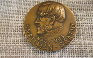 Snellman -Säätiö mitali 1948-1968 /L.Leppänen