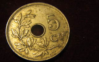 5 centimes 1922 Belgia