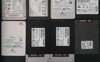 10kpl SSD Kovalevyt 160GB-256GB