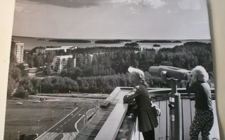 Espoo, Tapiola, näköala Keskustornista, n. A4 valokuva