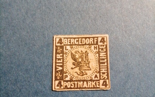 1861 Bergedorf 4 shilling