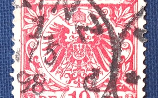Saksa 1889  Kotkavaakuna,  10 pf  o
