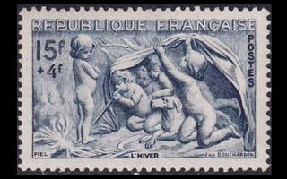 Ranska 880 ** Neljä vuodenaikaa 15 + 4 Fr (1949)