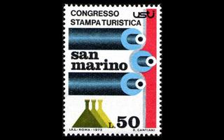 San Marino 1027 ** Matkailulehdistö-kongressi (1973)