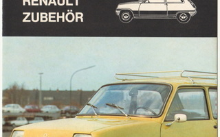 Renault 5 lisävarusteet esite 1973