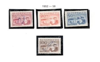v. 1952-58  Autopaketti-sarja