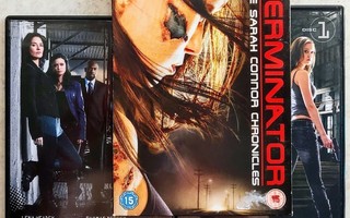 TERMINATOR Sarah Connor Chronicles, S.1 – UK 3-DVD ei FI-txt