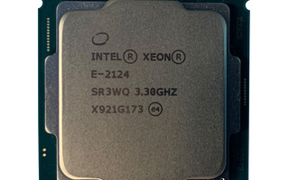 Intel Xeon E-2124 3.3 GHz prosessori pöytäkoneisiin