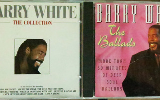 BARRY WHITE CD x 2