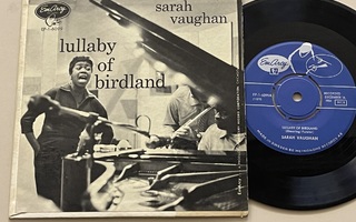 Sarah Vaughan – Lullaby Of Birdland (1955 SWEDEN 7")