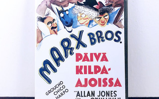 Päivä kilpa-ajoissa (1937) DVD Suomijulkaisu Marx Brothers