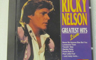 Ricky Nelson • Greatest Hits • Live CD