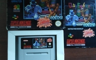 SNES Super Nintendo Clay Fighter (16-bit SNES PAL)