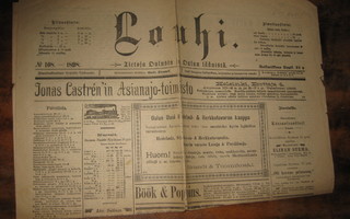 Sanomalehti  Louhi  21,9,1898