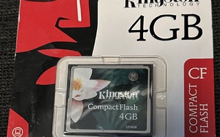 Kingston 4 GB CF muistikortti - UUSI