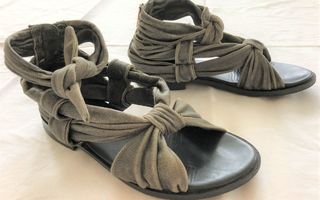 CARIN WESTER harmaat nahkaiset sandaalit kengät koko 38