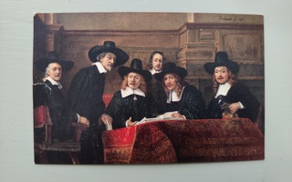 Vanha postikortti Rembrandt