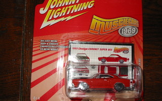 Johnny Lightning - 69 Dodge Super Bee uusi paketissa