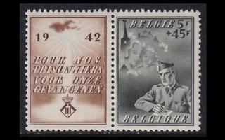 Belgia 613zf ** Sotavankien hyväksi (1942)