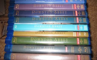 Downton Abbey - Kaudet 1-5 ym. BLU-RAY HYVÄ KUNTO