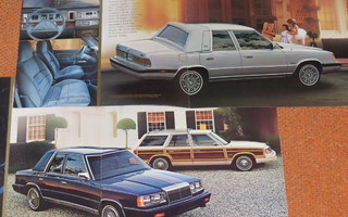 1987 Chrysler Le Baron esite - ISO - KUIN UUSI