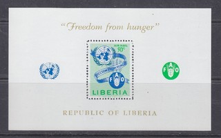Liberia 1963 FAO blokki.