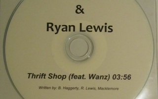 Macklemore & Ryan Lewis Feat.  Wanz • Thrift Shop PROMO CDS