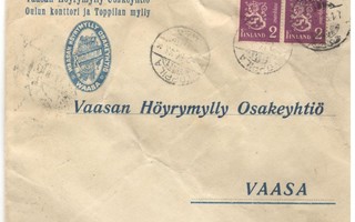 Oulu/Toppila,  v. 1933 firmakuori kotiseutukeräilijälle